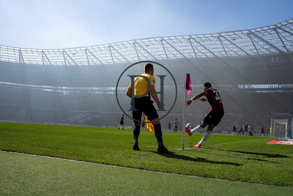 Hannover 96 vs 1. FC Magdeburg – 2. Bundesliga – 29.03.2025 | Szene aus dem 2. Bundesliga-Spiel des 27. Spieltags zwischen Hannover 96 und dem 1. FC Magdeburg am 29. März 2025 in der Heinz von Heiden Arena in Hannover. Endstand: 0:0. Fotografiert von Philipp Heist. - Realisiert mit Pictrs.com