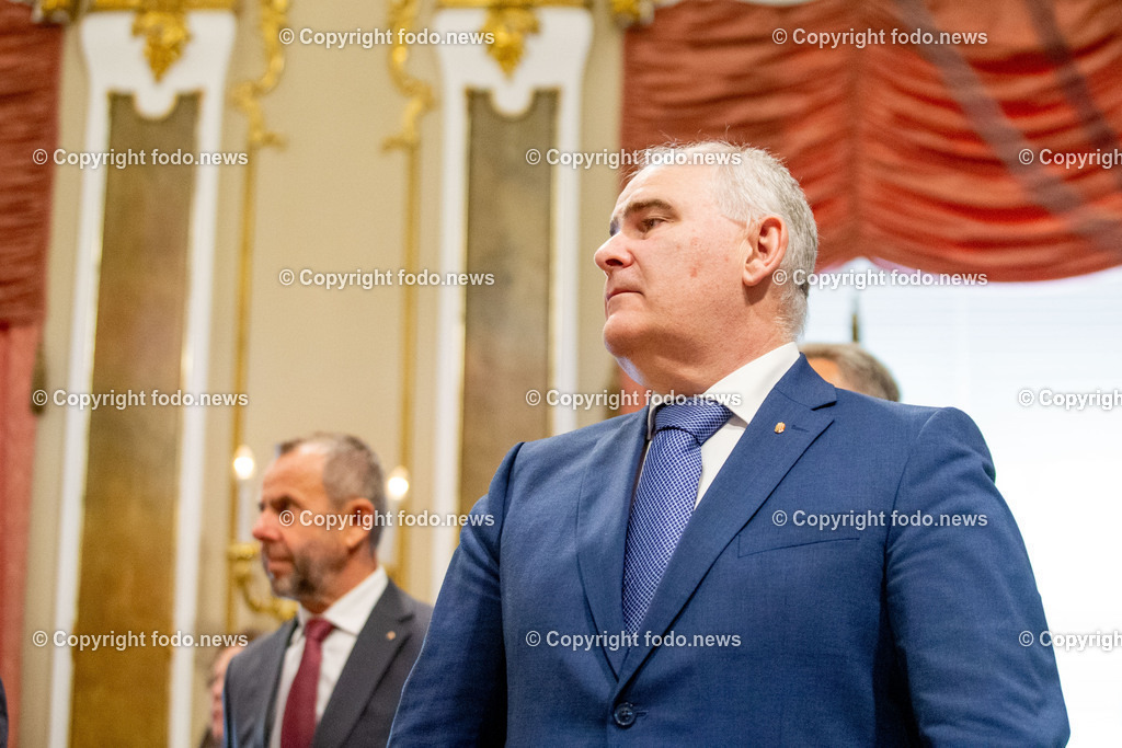 Landhaus Linz_ Promenade_ Landtagssitzung_ 03.04.2025-11 | 03.04.2025, Landhaus Linz AUT, Promenade, Landtagssitzung, im Bild Thomas Dim (FP, Klubobmann)