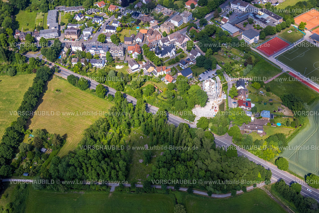 Hamm220504374 | Luftbild, Baustelle und Neubau Soester Straße Ecke Alte Soester Straße, Uentrop, Hamm, Ruhrgebiet, Nordrhein-Westfalen, Deutschland