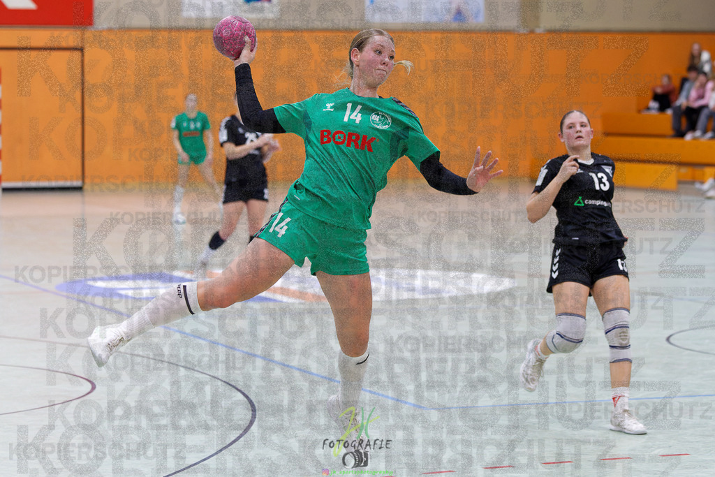 2024-10-19_305 | Jugendbundesliga B-Jugend weiblich; HSG Kleenheim/Langgöns - Longericher SC am 19.10.2024 in Oberkleen (Weidig-Halle) - Realisiert mit Pictrs.com
