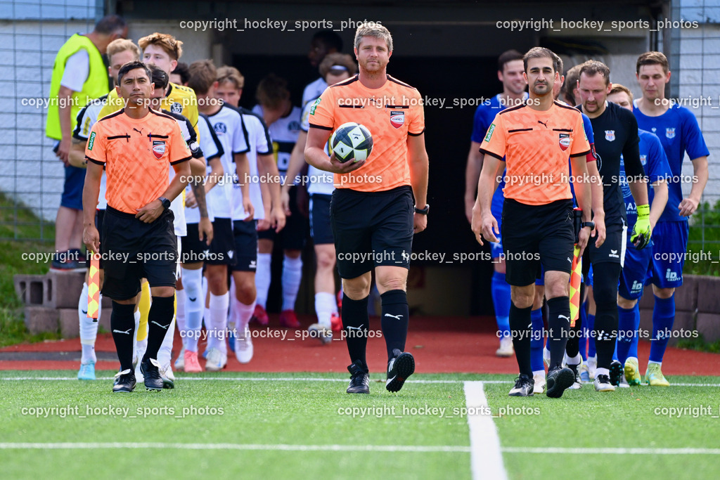 SV Spittal vs. UNION Matrei | Wali Zerak Referee, Christof Leitner Referee, Siamack Soleymani Referee, SV Spittal vs. UNION Matrei, SV Spittal vs. UNION Matrei am 17.08.2025 in Spittal an der Drau (Goldeck Stadion), Austria, (Photo by Bernd Stefan)