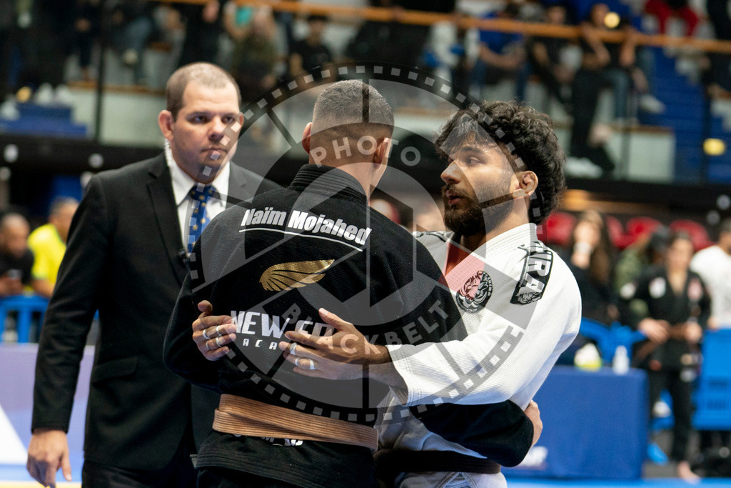 20240124PBB02116 | Fighters compete during the second day of the IBJJF European Championship in Paris, France, on January 24, 2024.
