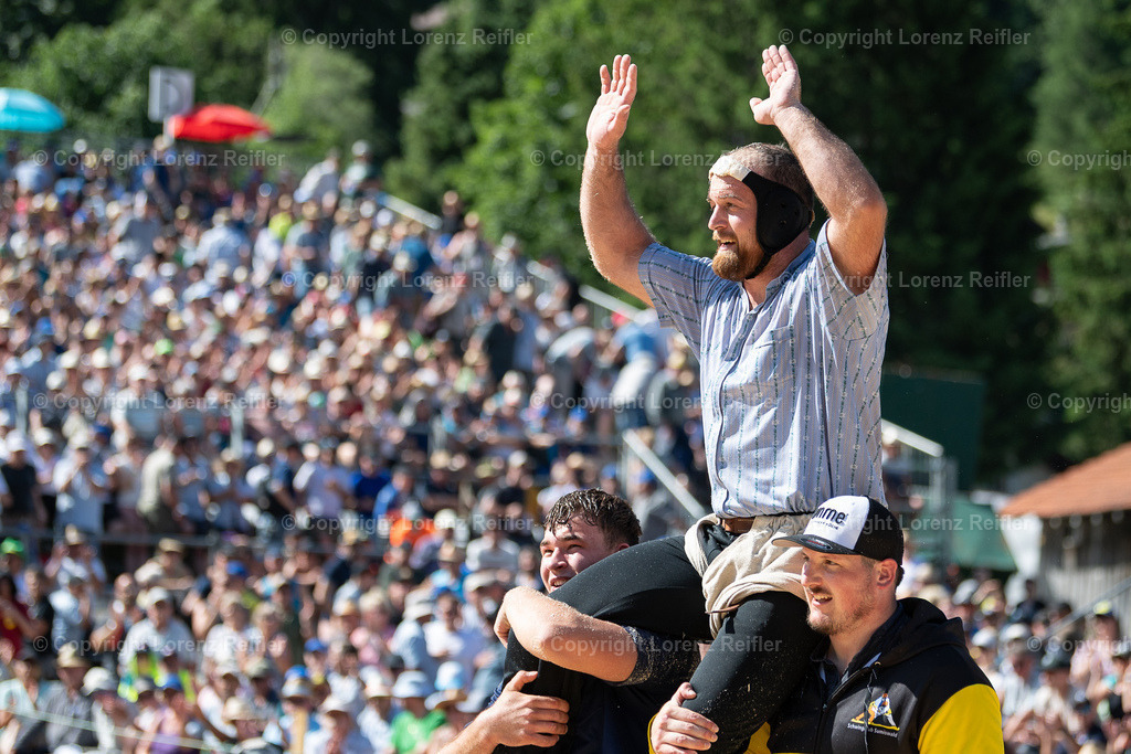 Schwingen -  Schwarzseeschwinget 2025 | Schwarzsee, 22.6.25, Schwingen - Schwarzseeschwinget.