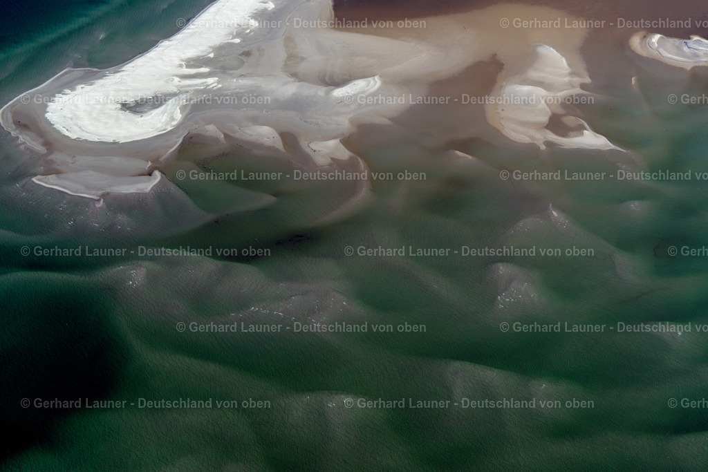3801311 | Nationalpark Vorpommersche Boddenlandschaft, Wasserstrukturen an der Nordspitze Darss