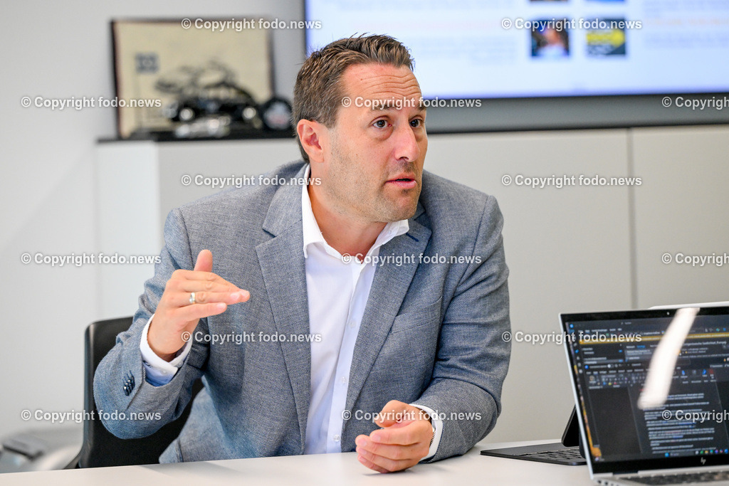 Porsche Wels_ Thomas Herndl_ 01.09.2025-22 | 01.09.2025, WELS, AUT, Porsche Wels, im Bild Thomas Herndl (Leitung des Verbundes Porsche Oberoesterreich)