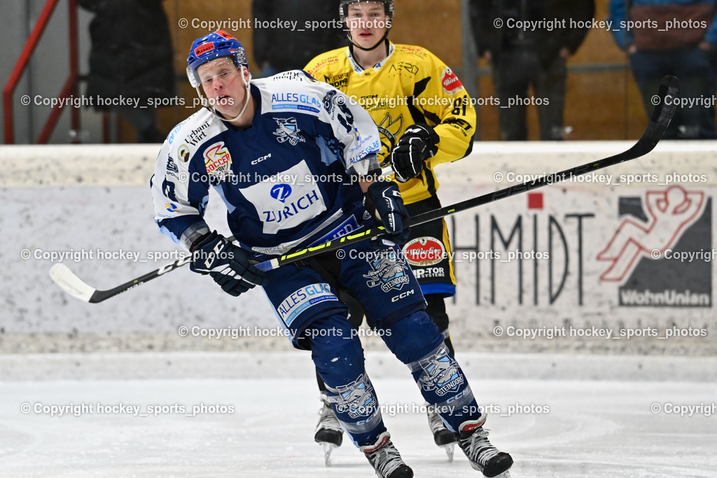 EC Spittal Hornets vs. ESC Steindorf 10.2.2024 | #18 Pewal Martin, #81 Sivec Peter Paul