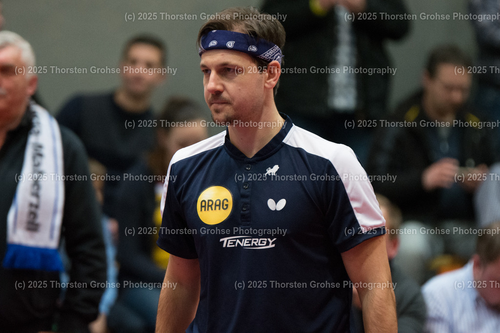 TTBL TTC Fulda-Maberzell vs. Borussia Duesseldorf | Timo BOLL (Borussia Duesseldorfl); TTBL TTC Fulda-Maberzell vs. Borussia Duesseldorf, Tischtennis-Bundesliga - 12. Spieltag am 21.01.2018 in der Hubtex Arena in Fulda, (Deutschland) - Realisiert mit Pictrs.com