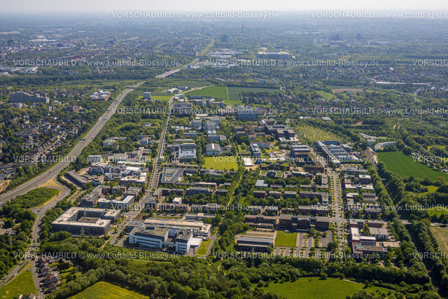 Dortmund230504298 | Luftbild, TU Technische Universität Dortmund, Technologiezentrum (TZDO), Autobahn A40, Blick nach Dortmund, Eichlinghofen, Dortmund, Ruhrgebiet, Nordrhein-Westfalen, Deutschland