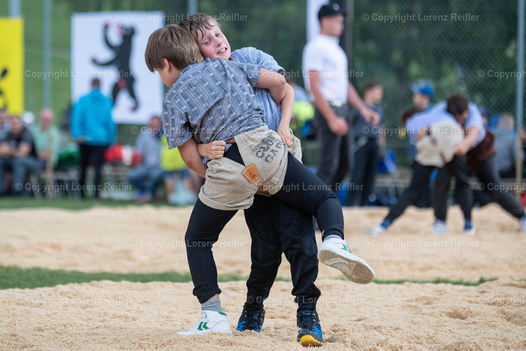 Schwingen -  Appenzeller Kantonal Nachwuchsschwingertag 2024 | Hundwil, 6.7.24, Schwingen - Appenzeller Kantonal Nachwuchsschwingertag.