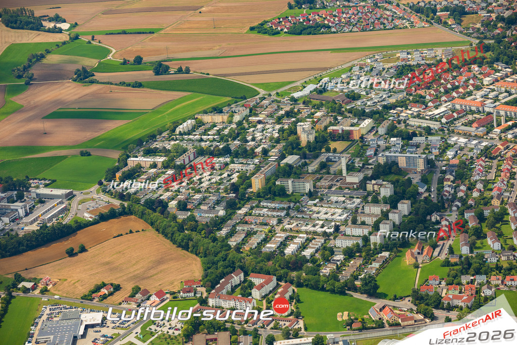 Luftaufnahme der Stadt Amberg - Die Luftaufnahme wurde 2025 vom UL-Flugzeug heraus erstellt ( keine Drohne ) - Hochauflösende Luftaufnahme - für professionelle Ausdrucke geeignet. Die Geschenkidee !Mit Lizenz und Bildrechte bestellbar