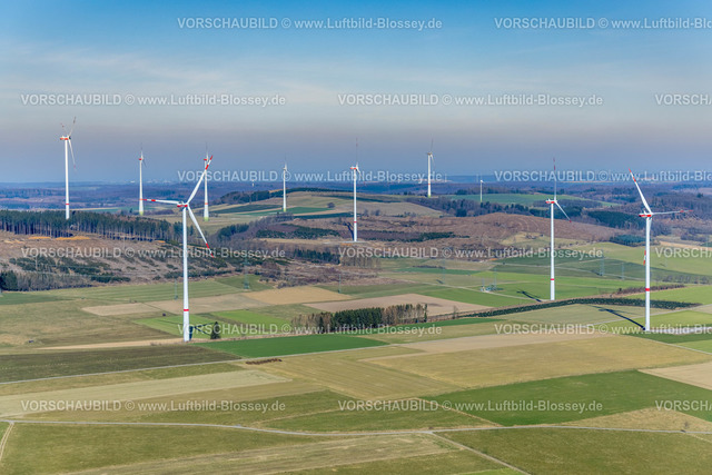 HB-Brilon220303129 | Luftbild, Windkraftanlage Auf'm Mühlstein, Brilon, Sauerland, Nordrhein-Westfalen, Deutschland