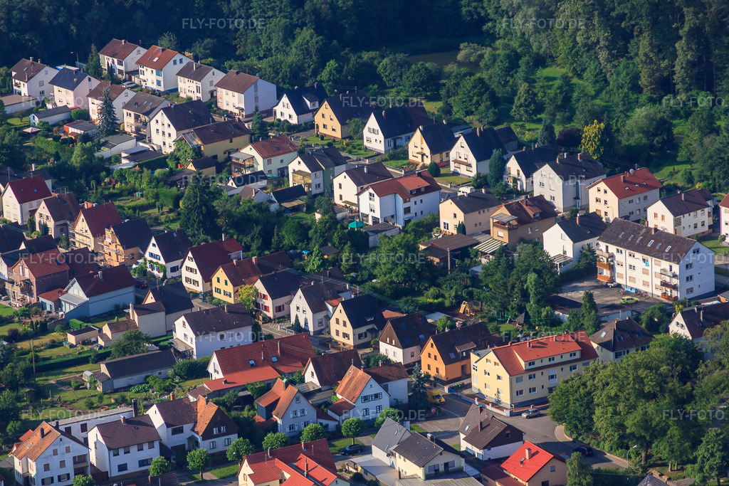 Luftbild: Waldstr in Kandel im Bundesland Rheinland-Pfalz in Deutschland. Foto: IMG_50903.jpg vom 04.07.2012 durch Werner Riehm/FLY-FOTO.de