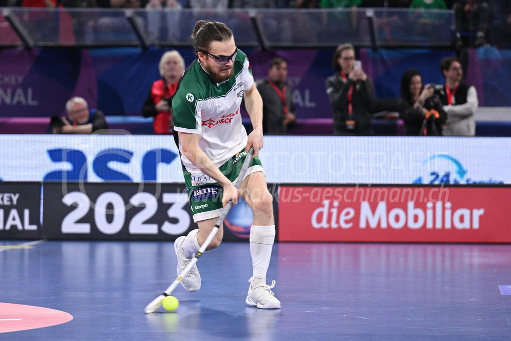 SV Wiler-Ersigen vs Floorball Köniz - 15. April 2023 | SV Wiler-Ersigen vs Floorball Köniz
Stimo Arena, Kloten
Michal Dudovic (#4 SV Wiler-Ersigen).
Bild: Sportfotografie Markus Aeschimann | www.markus-aeschimann.ch - Realisiert mit Pictrs.com