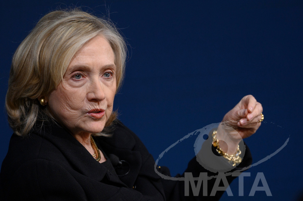 _DWI2858 | Die US-Politikerin Hillary Clinton auf der Veranstaltung Bridging Scholarship and Statecraft im Rahmen der Münchner Sicherheitskonferenz 2026. München, 13.02.2026 Bayern Deutschland  - Realisiert mit Pictrs.com