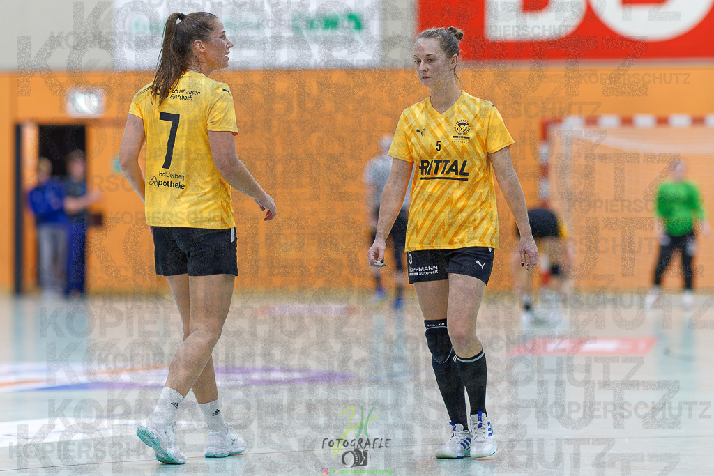 Frauen Oberliga Mitte (HHV); HSG Kleenheim/Langgöns II - HSG Eibelshausen/Ewersbach | Frauen Oberliga Mitte (HHV); HSG Kleenheim/Langgöns II - HSG Eibelshausen/Ewersbach am 01.11.2025 in Oberkleen (Weidig-Halle)Photo © 2025 - Jörg Heinrich - Realisiert mit Pictrs.com