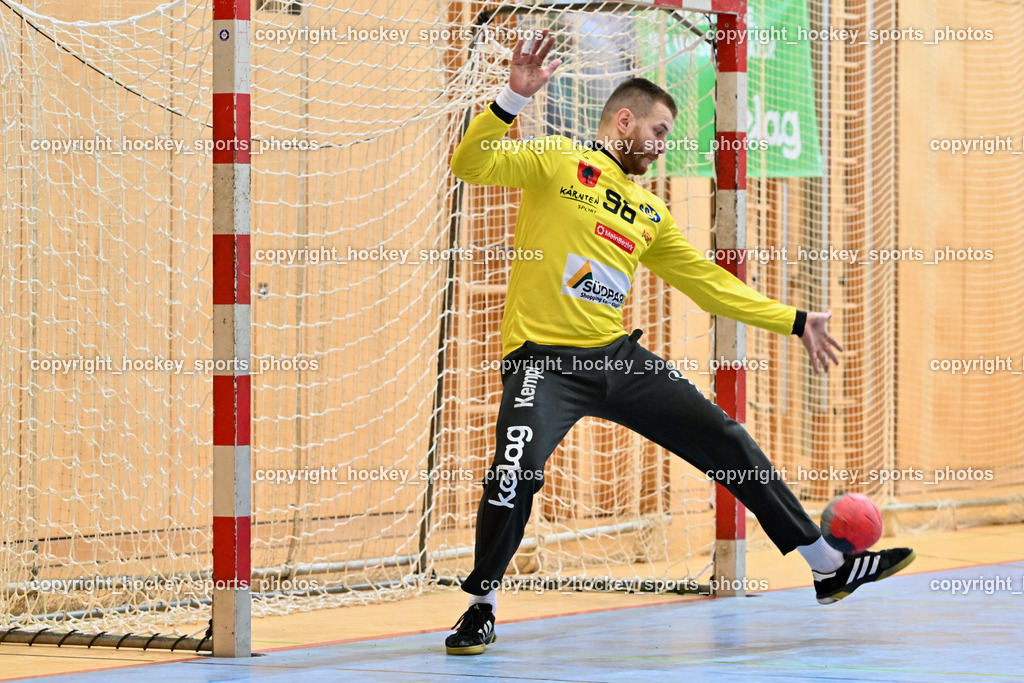 SC Ferlach vs. ALPLA HC Hard | #96 KONECNY Micha Martin SC Ferlach, SC Ferlach vs. ALPLA HC Hard, SC Ferlach vs. ALPLA HC Hard am 05.04.2025 in Ferlach (Ballspielhalle Ferlach), Austria, (Photo by Bernd Stefan)