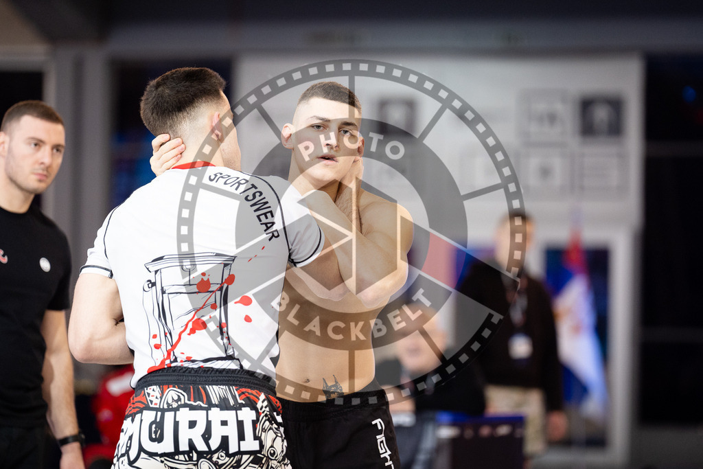 20260214PBB2450 | Fighters compete during the ADCC European Trials  competition day 1 in Belgrade, Serbia, on February 14, 2026.