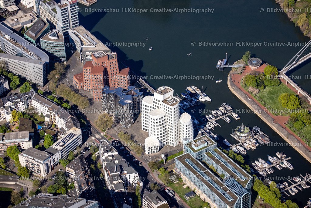 Luftbild  Hammer Str. Neuer Zollhof _ Meerbar _ WDR Düsseldorf    439A3508 | Luftbildfotografie Hermann Klöpper/ Creative-Airphotography - Realisiert mit Pictrs.com