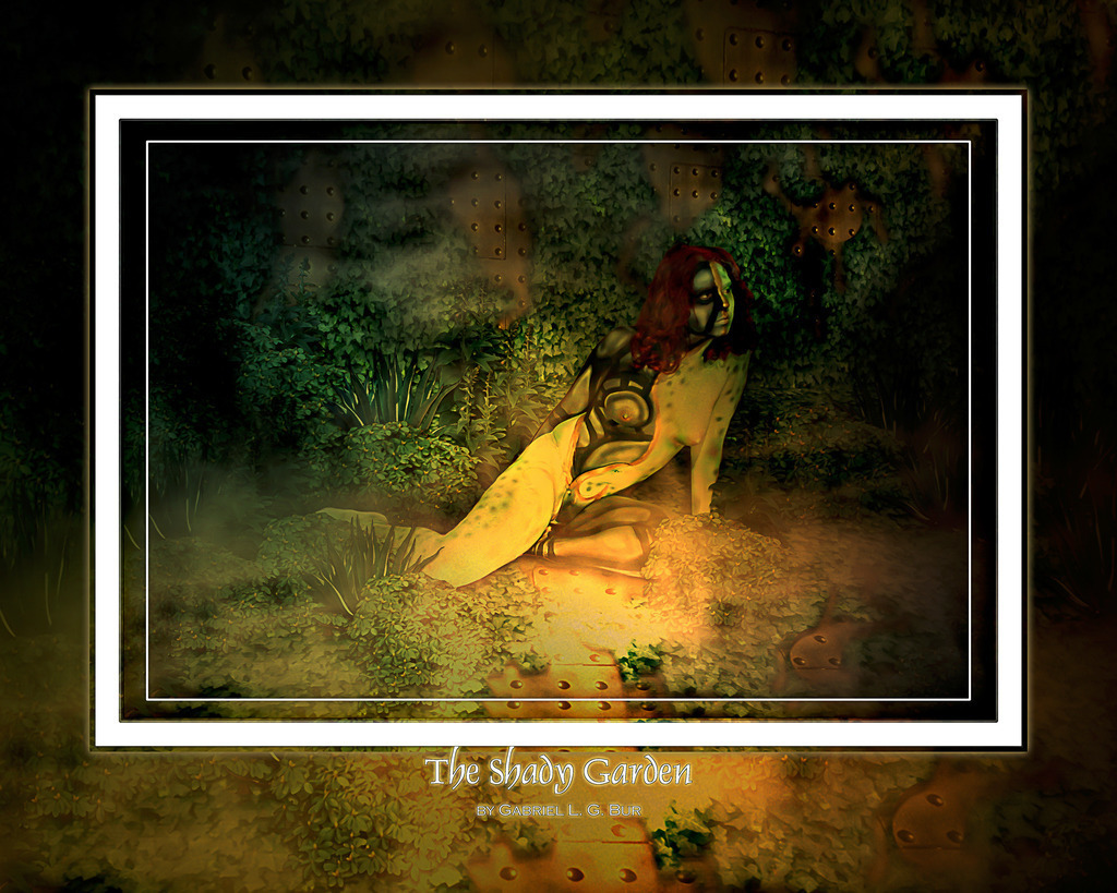 DD_Bur_200829_theshadygarden_40x50 | Shop zum Kauf von Kunstdrucken: Akt, Portrait, Stillleben und Landschaften. Phantastische Arbeiten. Composing, Vektorgrafik, Malerei. Digital und klassisch. Virtualized Bodypainting - Realisiert mit Pictrs.com
