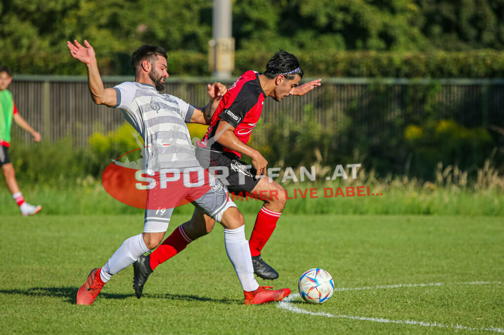 SG Krumpendorf/Pörtschach - ASKÖ Gurnitz 1-2, 1. Klasse C | Bro Slojan (ASKÖ Gurnitz #30) Benjamin Sandal (SG Krumpendorf/ATUS Pörtschach #19) SG Krumpendorf/Pörtschach - ASKÖ Gurnitz 1-2 am 20.08.2023 in Krumpendorf
(Sportplatz), Austria, (Photo by Ernst Krawagner sport-fan.at) - Realisiert mit Pictrs.com