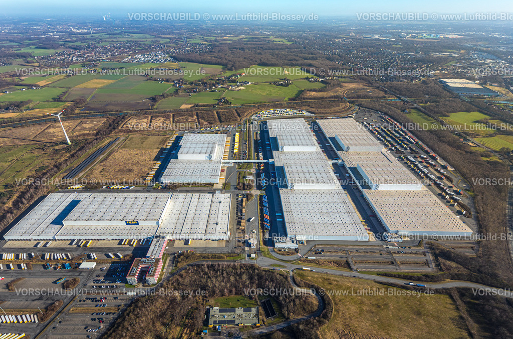 Dortmund240102414 | Luftbild, Ikea Zentrallager Verteilzentrum, Schwieringhausen, Dortmund, Ruhrgebiet, Nordrhein-Westfalen, Deutschland