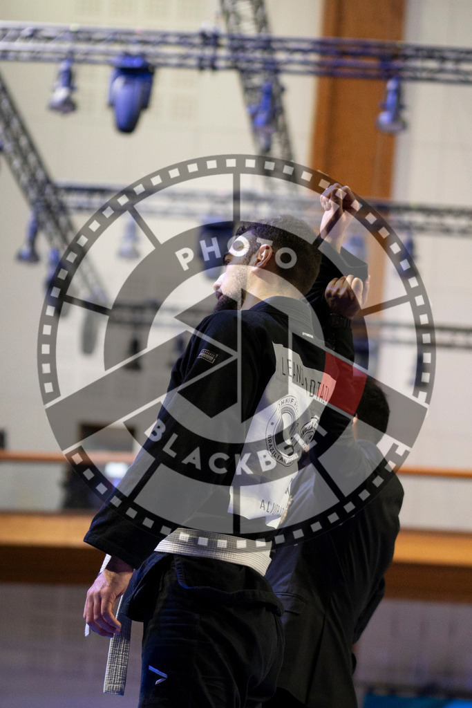 20240119PBB0444 | Fighters compete during the IBJJF European Championship in Paris, France, on January 19, 2024.