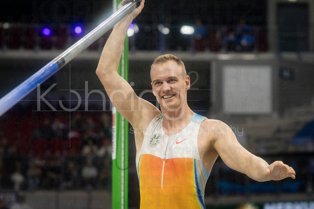 ISTAF Indoor; Duesseldorf, 24.01.2026 | DUESSELDORF, GERMANY - JANUARY 24: Pole vaulter Sam Kendricks (USA) during the ISTAF Indoor Dusseldorf at PSD Bank Dome on January 24, 2026 in Duesseldorf, Germany. 