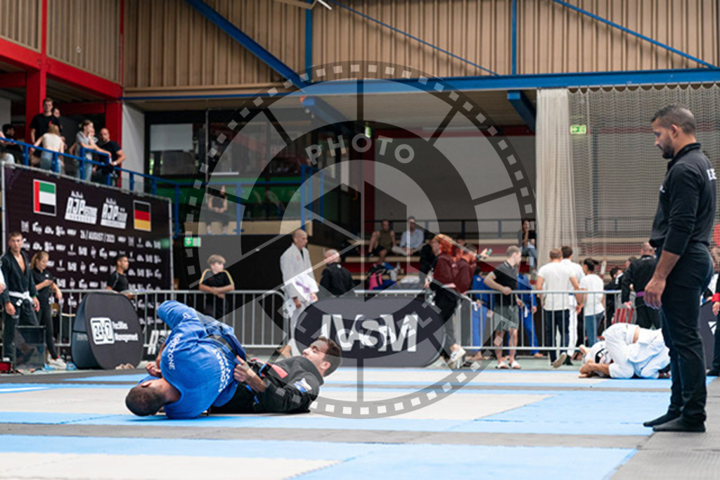 20230826PBB56100 | Fighters compete during the AJP INTLPRO BJJ and grappling competition in Hamburg, Germany, on August 26 2023.