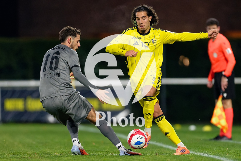 dieci Challenge League - FC Stade Nyonnais v FC Vaduz |  during the dieci Challenge League match between FC Stade Nyonnais and FC Vaduz at Centre sportif de Colovray in Nyon, Switzerland