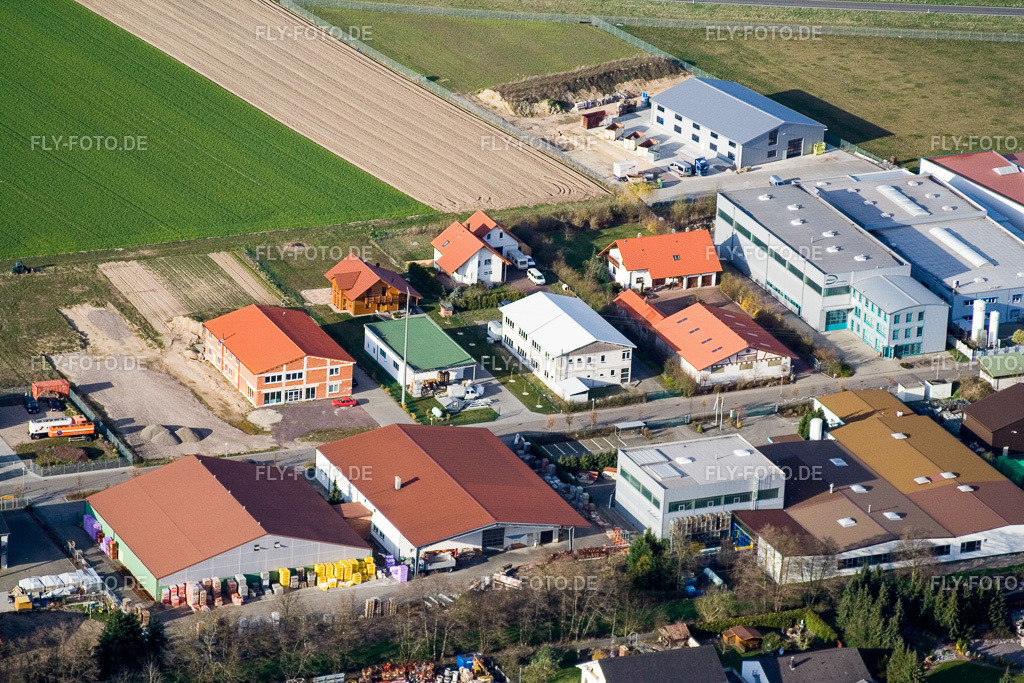 Gewerbegebiet Im Gereut | Luftbild: Gewerbegebiet Im Gereut in Hatzenbühl im Bundesland Rheinland-Pfalz in Deutschland. Foto: IMG_9926.jpg vom 29.03.2008 durch Werner Riehm/FLY-FOTO.de - Realisiert mit Pictrs.com