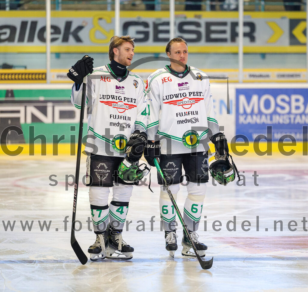 2025-09-21_005_TSV_Erding_gegen_Hoechstadter_Alligators | Erding, Deutschland, 21.09.2025:Eishockey, Oberliga Süd 2025 / 2026, 2. Spieltag, TSV Erding gegen Höchstadter Alligators, Endergebnis: 3:4Foto: Christian Riedel / fotografie-riedel.net