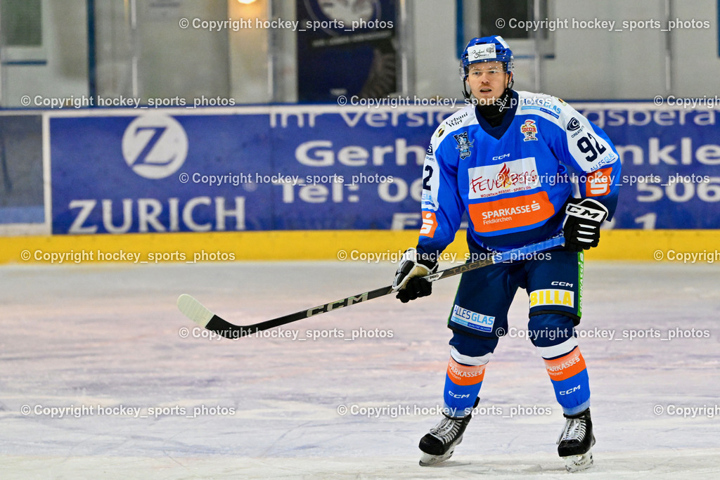 ESC SPARKASSE STEINDORF vs. EV ZELTWEG MURTAL LIONS | #92 Ratz Patrick ESC Steindorf, ESC SPARKASSE STEINDORF vs. EV ZELTWEG MURTAL LIONS, ESC SPARKASSE STEINDORF vs. EV ZELTWEG MURTAL LIONS am 27.12.2025 in Steindorf (Ossiachersee Halle), Austria, (Photo by Bernd Stefan)