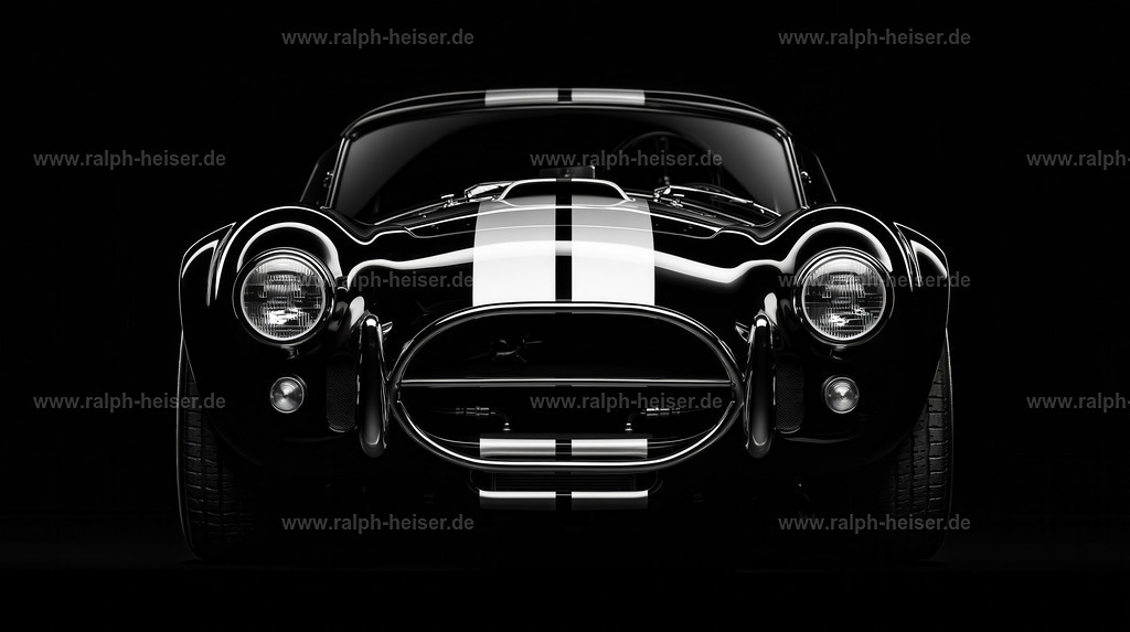 KI00129 | Mit moderner KI‑generiertes schwarz-weiß Artwork, sorgfältig manuell für den Druck optimiert.