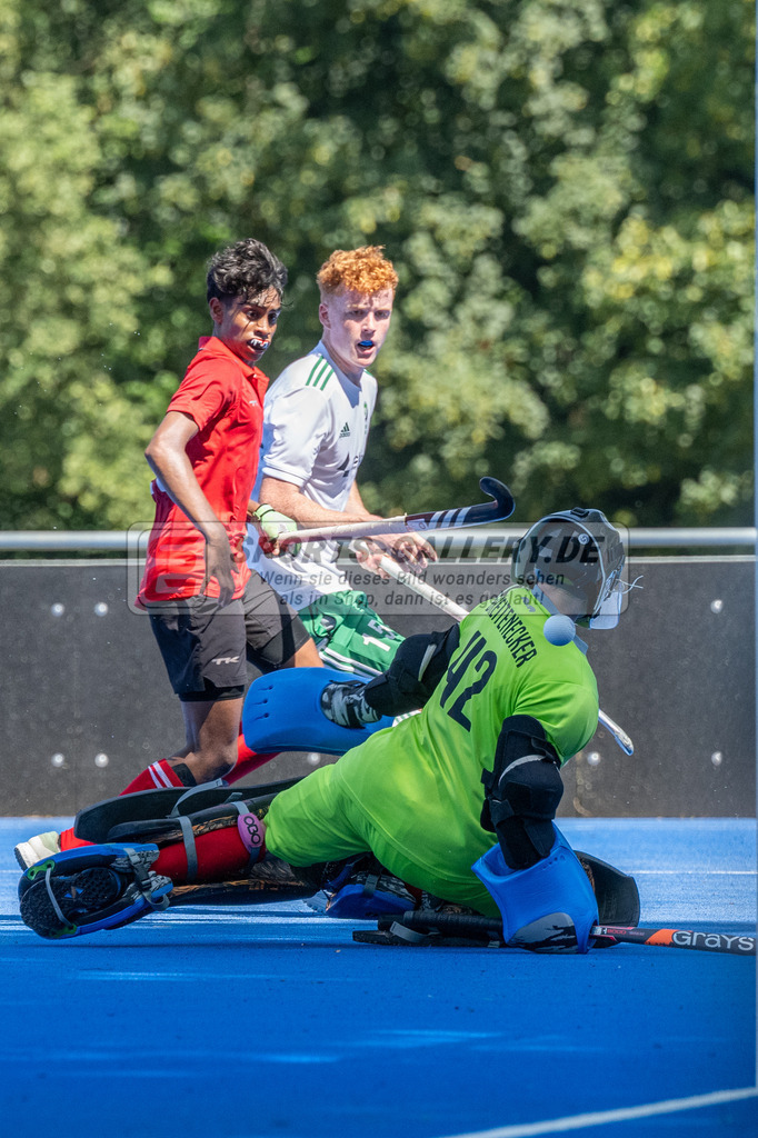 SFE_20230708_0074 | EuroHockey EM U18 Boys Austria vs Ireland am 08.07.2023 in Krefeld (Gerd-Wellen-Hockeyanlage), Photo: Stephan Fehrmann 2023 (Sports-Gallery)