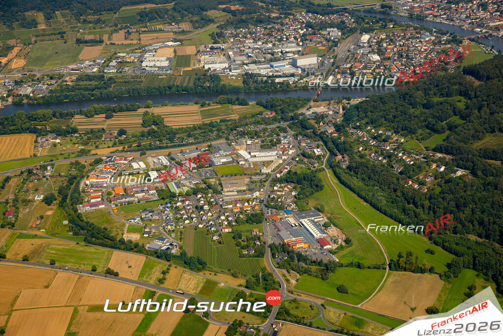 Das Luftbild zeigt :  Miltenberg - Die Luftaufnahme wurde 2024 vom UL-Flugzeug aus erstellt ( keine Drohne ) - Hochauflösende Luftaufnahme - Für grossformatige Ausdrucke geeignet. Die Geschenkidee !Mit Lizenz und Bildrechte bestellbar