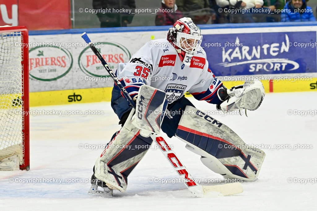 EC IDM WÄRMEPUMPEN VSV vs. HYDRO FEHERVAR AV 19 | #35 Horvath Dominik HYDRO FEHERVAR, EC IDM WÄRMEPUMPEN VSV vs. HYDRO FEHERVAR AV 19, EC IDM WÄRMEPUMPEN VSV vs. HYDRO FEHERVAR AV 19 am 20.11.2024 in Villach (Stadthalle Villach), Austria, (Photo by Bernd Stefan)