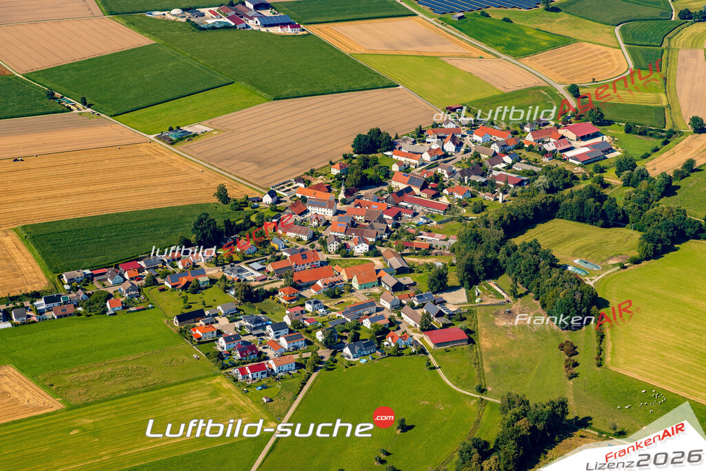Hausen Ellzee Bild- Das Luftbild wurde 2025 vom UL-Flugzeug heraus erstellt ( keine Drohne ) - Hochauflösende Luftaufnahme -Nicht vergleichbar mit Google Maps oder Satelittenbilder- Die Geschenkidee !Mit Lizenz und Bildrechte bestellbar