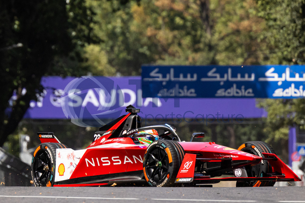 Trainproduction-20230716-0041 | ROME, ITALY,16.Jul.23 - MOTORSPORTS, FORMULA E - Hankook Rome E-Prix, Circuito Cittadino dell-EUR. Image shows Sacha Fenestraz (FRA / Nissan).  Photo: Trainproduction / Matthias Trinkl