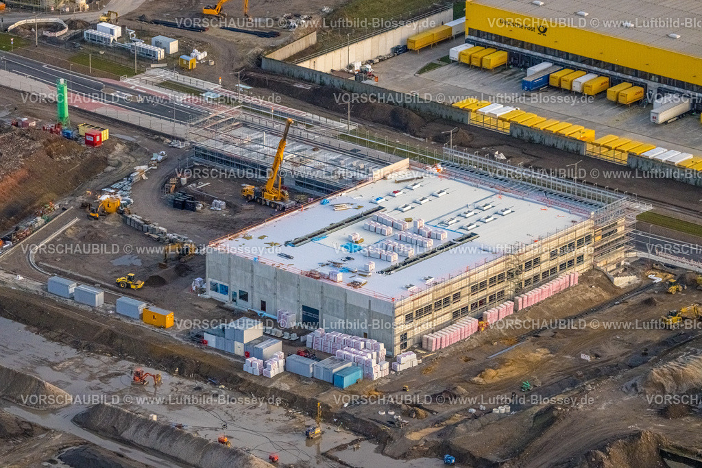 Bochum230102208 | Luftbild, Mark 51/7 Baustelle und Neubau Wissenschafts- und Technologiequartier, Neubau an der Sophie-Opel- Straße, ehem. Opel Gelände, Laer, Bochum, Ruhrgebiet, Nordrhein-Westfalen, Deutschland