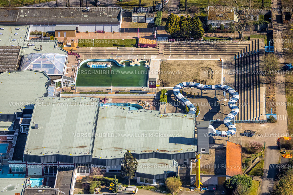 Herne250301944 | Luftbild, LAGO Die Therme, Schwimmbad Freibad und Wellness-Center, Börnig, Herne, Ruhrgebiet, Nordrhein-Westfalen, Deutschland