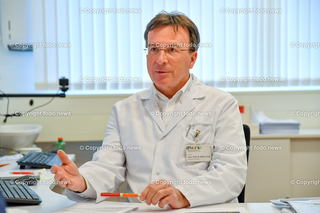Martin Clodi_ Abteilungsvorstand Interne Ordensklinikum Barmherzige Brueder Linz_ 22.11.2022-6 | 22.11.2022, Linz,  AUT, Ordensklinikum Barmherzige Brueder Linz, im Martin Clodi (Prim. Univ. Prof. Dr., Abteilungsvorstand Interne Ordensklinikum Barmherzige Brueder Linz)