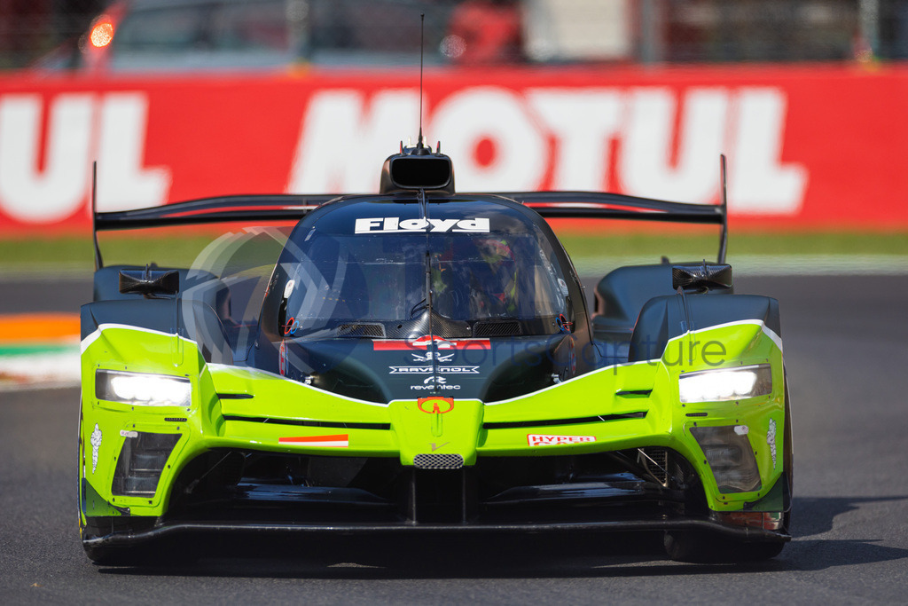 Trainproduction-20230708-0079 | MONZA,ITALY,08.Jul.23 - MOTORSPORTS - WEC, FIA World Endurance Championships, 6h of Monza, Autodromo Monza. Image shows Joao Paulo de Oliveira (BRA), Esteban Guerrieri (ARG) and Tristan Vautier (FRA/ Floyd Vanwall Racing Team). Photo: Trainproduction / Matthias Trinkl