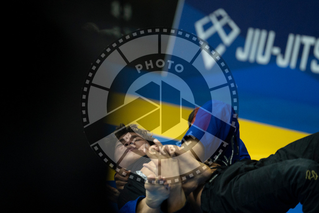 20240119PBB2211 | Fighters compete during the IBJJF European Championship in Paris, France, on January 19, 2024.