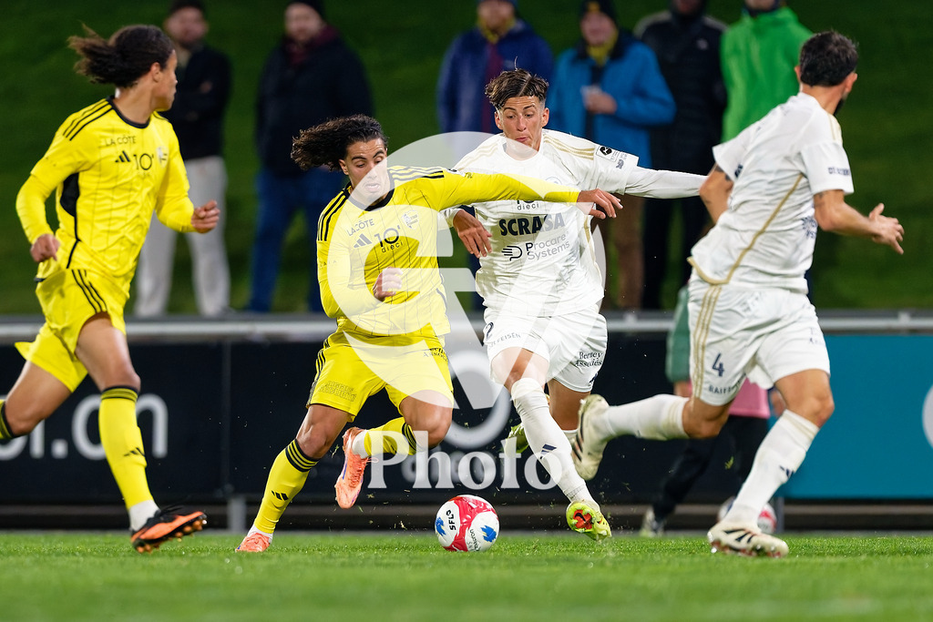 dieci Challenge League - FC Stade Nyonnais v Etoile Carouge FC |  during the dieci Challenge League match between FC Stade Nyonnais and Etoile Carouge FC at Centre sportif de Colovray in Nyon, Switzerland