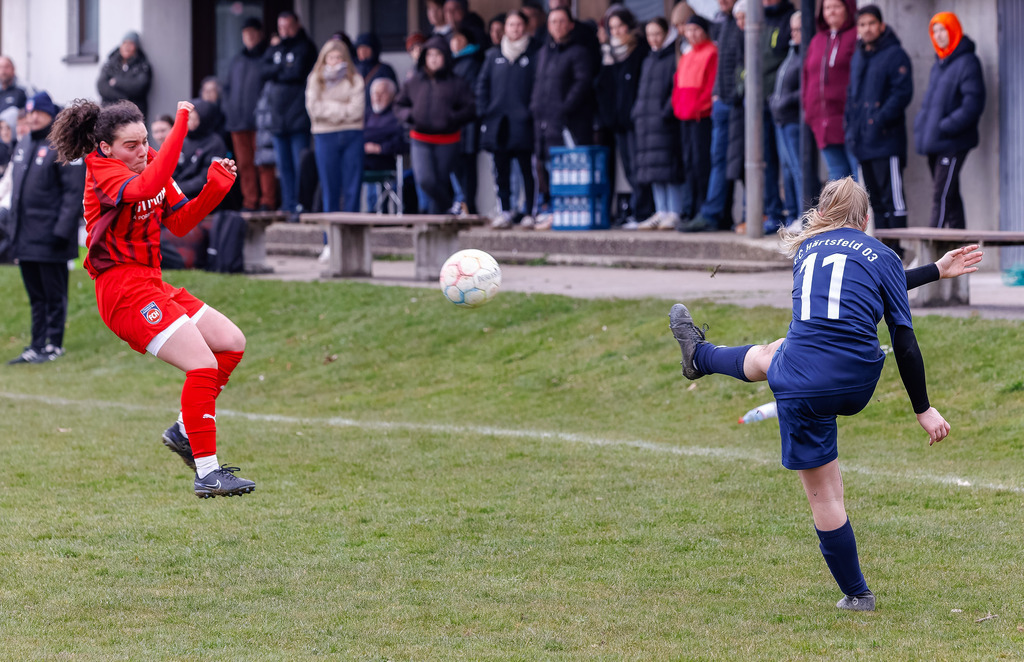 HÄRFCH_260404_3-57 | FC Härtsfeld 03 vs. 1.FC Heidenheim 1846 II, Fußball, Frauen, Bezirksliga, 2025/2026, 11. Spieltag, 04.04.2026 in Dunstelkingen (Foto: Michael Bulling) - Realisiert mit Pictrs.com