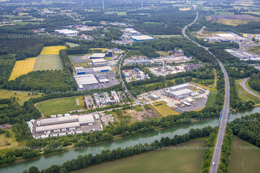 Dorsten220604610 | Luftbild, Gewerbegebiet Werrastraße, Brassert, Marl, Ruhrgebiet, Nordrhein-Westfalen, Deutschland