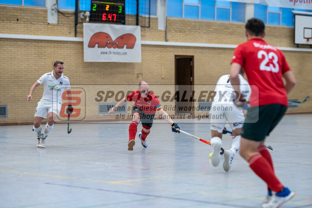 SFE_20230115_0071 | 1. Bundesliga Hockey Herren Schwarz-Weiss Neuss - Crefelder HTC am 15.01.2023 in  (Sporthalle Jahnerstrasse), Photo: Stephan Fehrmann 2022 (Sports-Gallery)