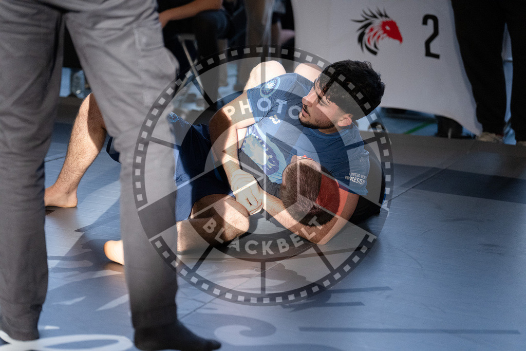 20251129PBB6979 | Fighters compete during the luta livre competition ILLCS XI winter edition on November 29, 2025 in Hannover, Germany.