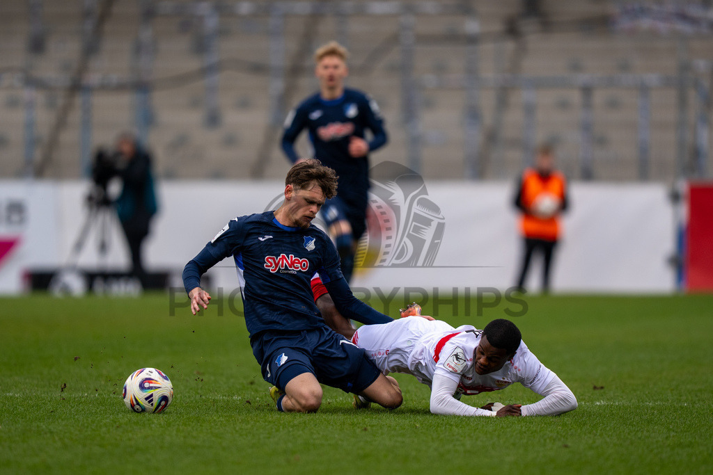 VfB Stuttgart II vs. TSG Hoffenheim II, Fussball, 3. Liga, 26. Spieltag, 15.03.2026 | Abdenego Nankishi (VfB Stuttgart II, #17),VfB Stuttgart II vs. TSG Hoffenheim II, Fussball, 3. Liga, 26. Spieltag, 15.03.2026Foto: photosbyphips/Philip Ziegler