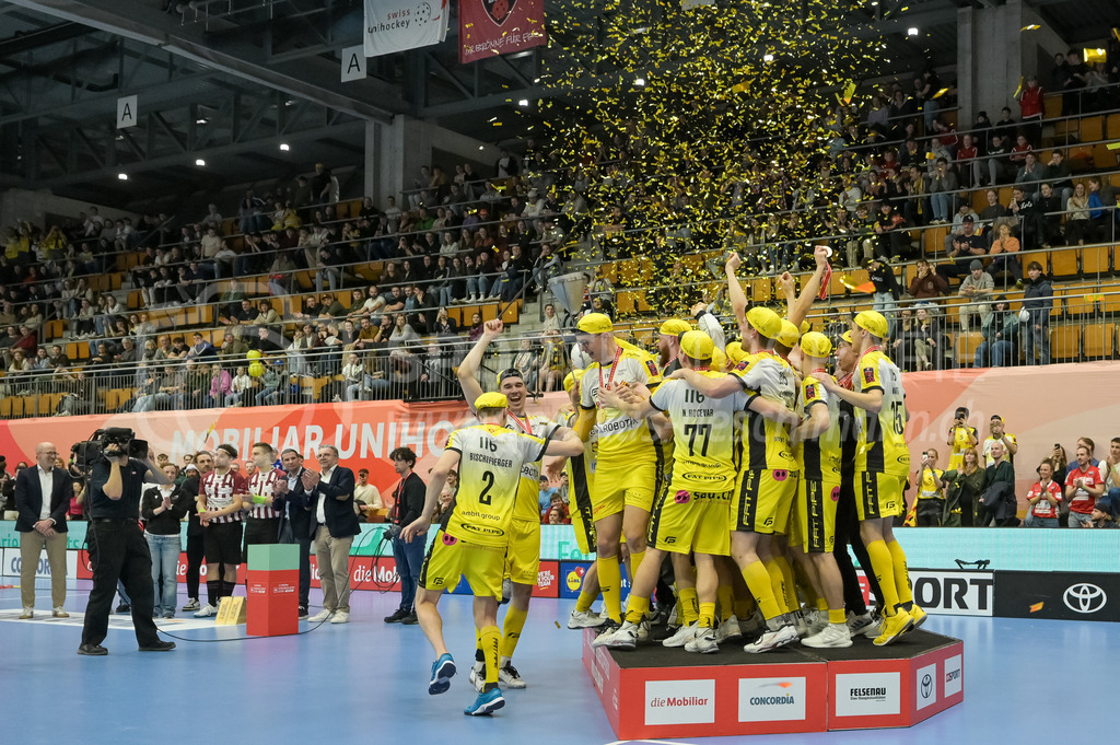 Zug United vs HC Rychenberg - 22. February 2025 | Zug United vs HC RychenbergSporthalle Wankdorf, BernDer HC Rychenberg ist Cupsieger 2024/25!Bild: Sportfotografie Markus Aeschimann | www.markus-aeschimann.ch - Realisiert mit Pictrs.com